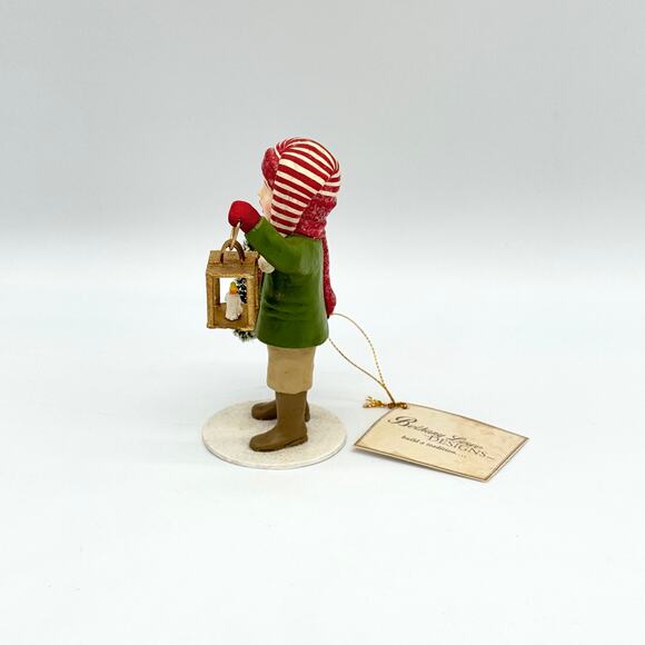 Bethany Lowe Christmas Caroling Louis with Lantern Boy Figurine NEW - Picture 5 of 8